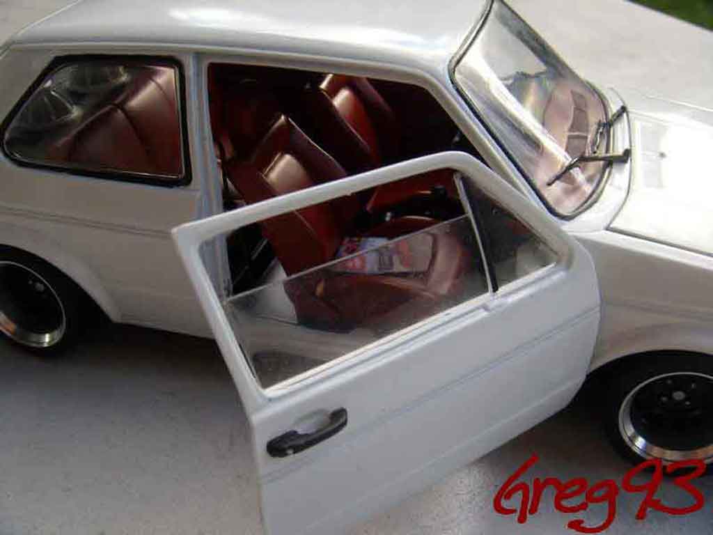Volkswagen Golf GTI jantes ATS tuning white 1/18 Solido