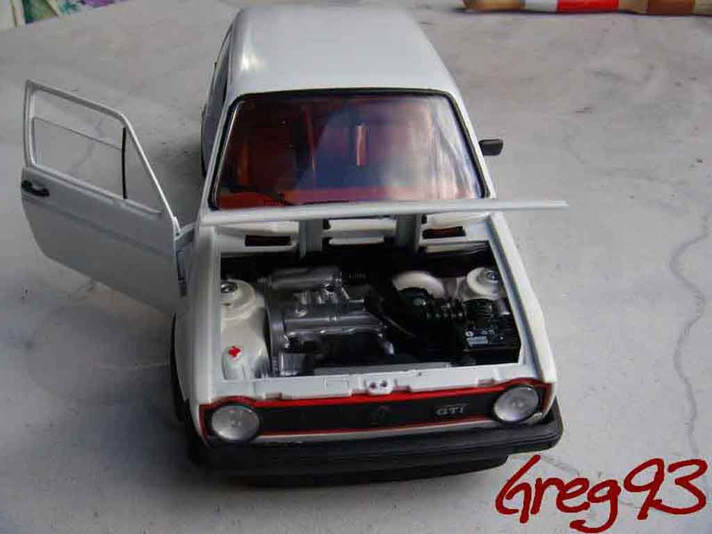 Volkswagen Golf GTI jantes ATS tuning white 1/18 Solido
