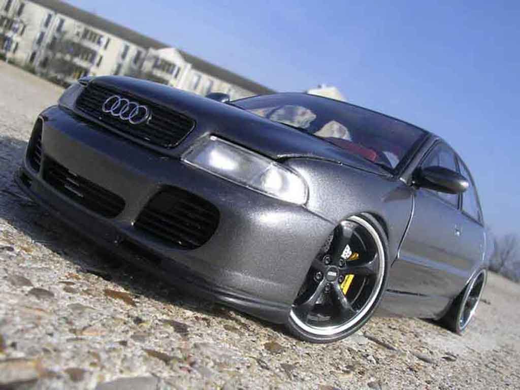 Audi A4 1/18 Ut Models rs turbo techart grey anthracite diecast model cars