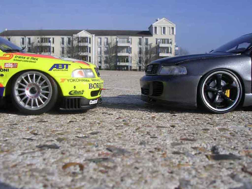 Audi A4 berline rs turbo techart grey anthracite 1/18 Ut Models
