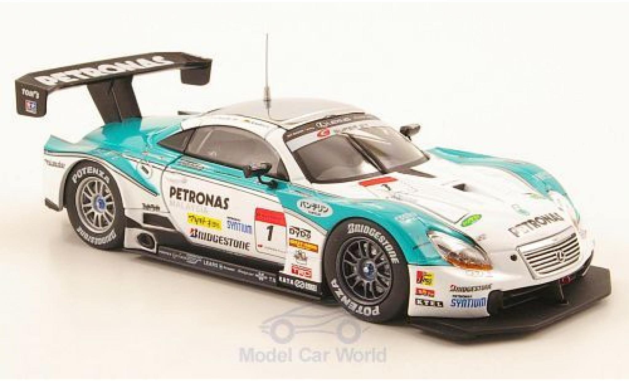 Lexus SC 430 1/43 Ebbro 430 No.1 Petronas Super GT 500 2010 W.Juichi/L.Andre diecast model cars