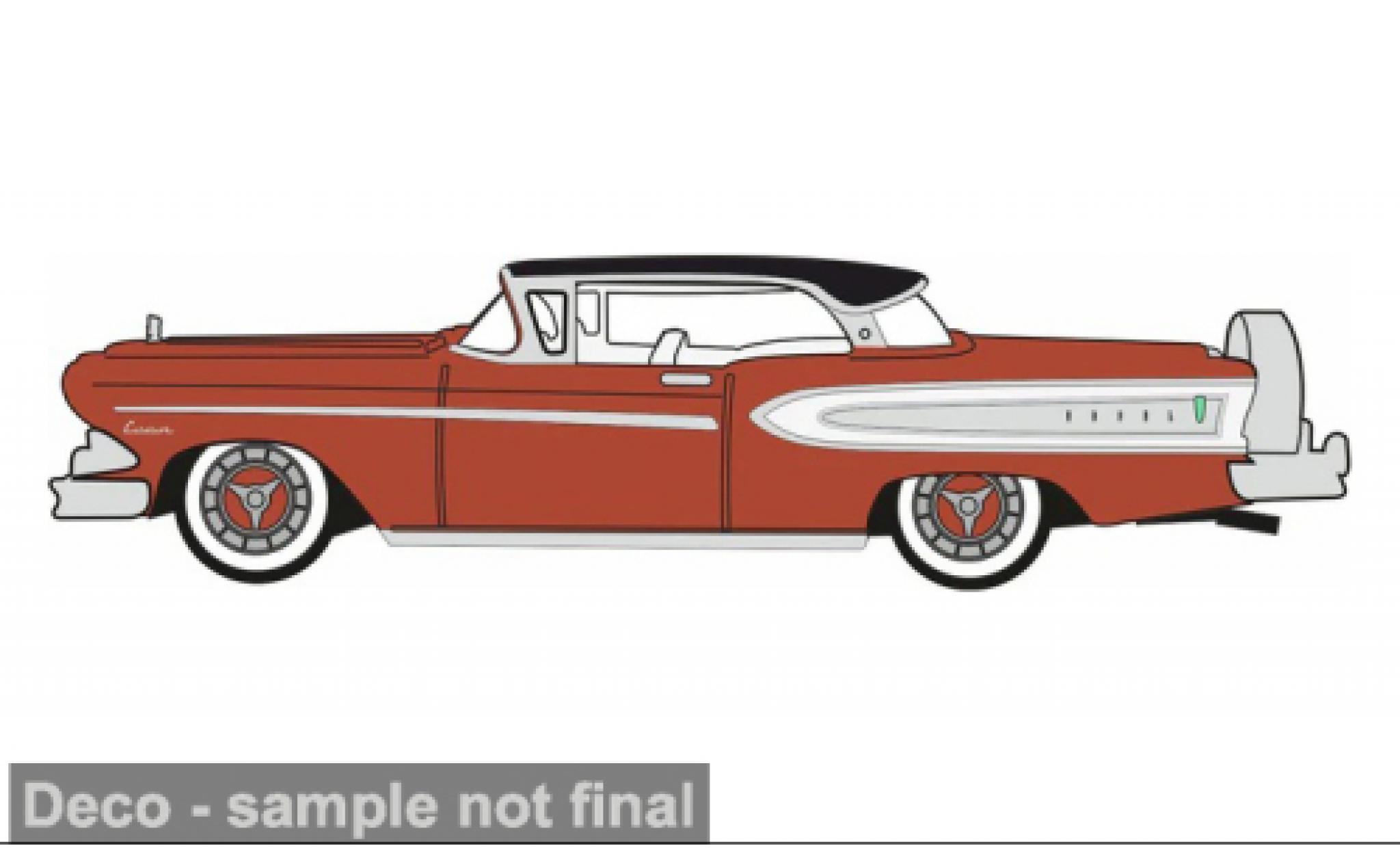 Edsel Citation 1/87 Oxford bronze/white 1958 1:87 diecast model cars