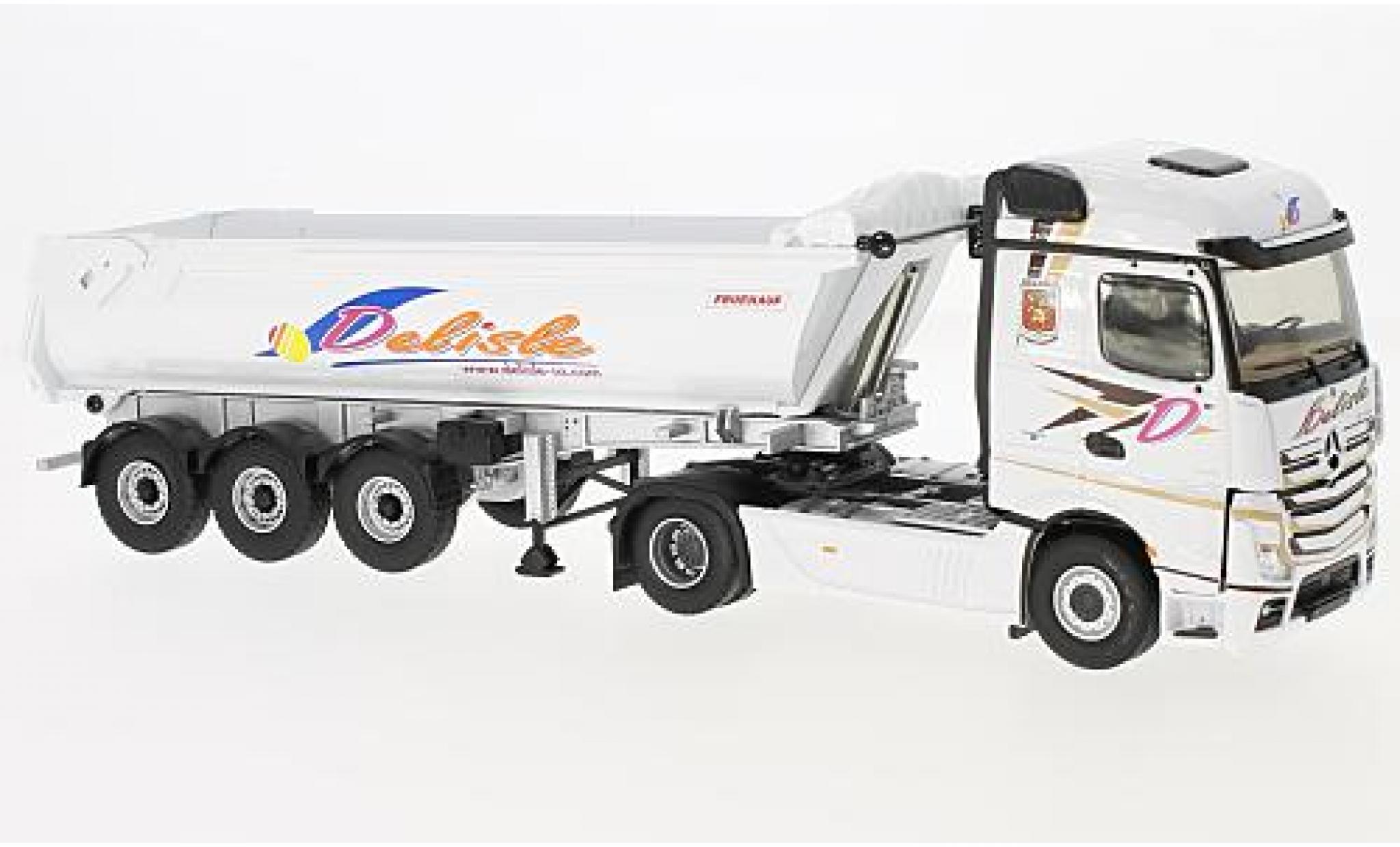 Mercedes Actros 1/43 Eligor 2 Benne Transports Delisle sans Vitrine diecast model cars