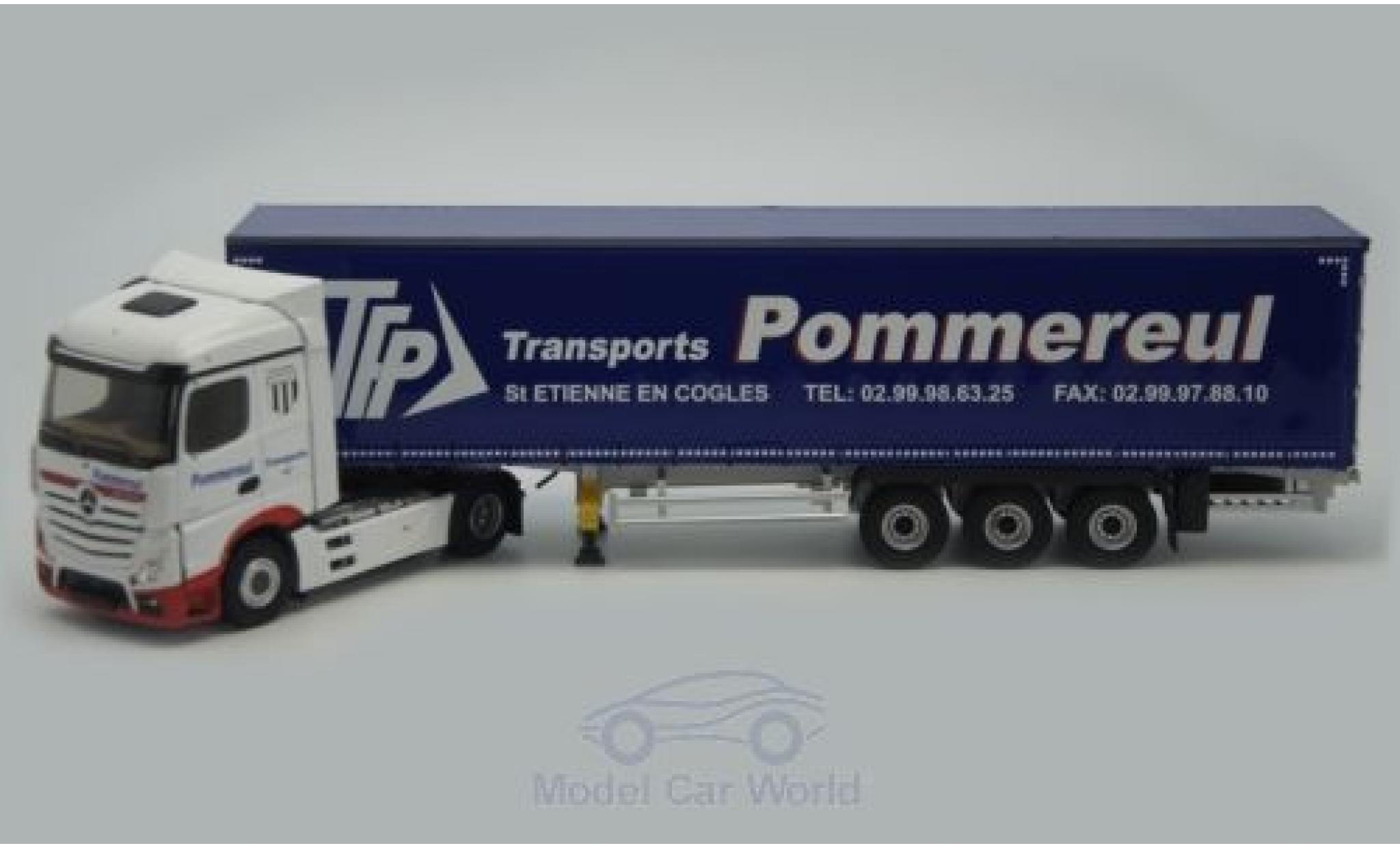 Mercedes Actros 1/43 Eligor 2 Streamspace Pommereul Gardinenplanen-Sattelzug diecast model cars
