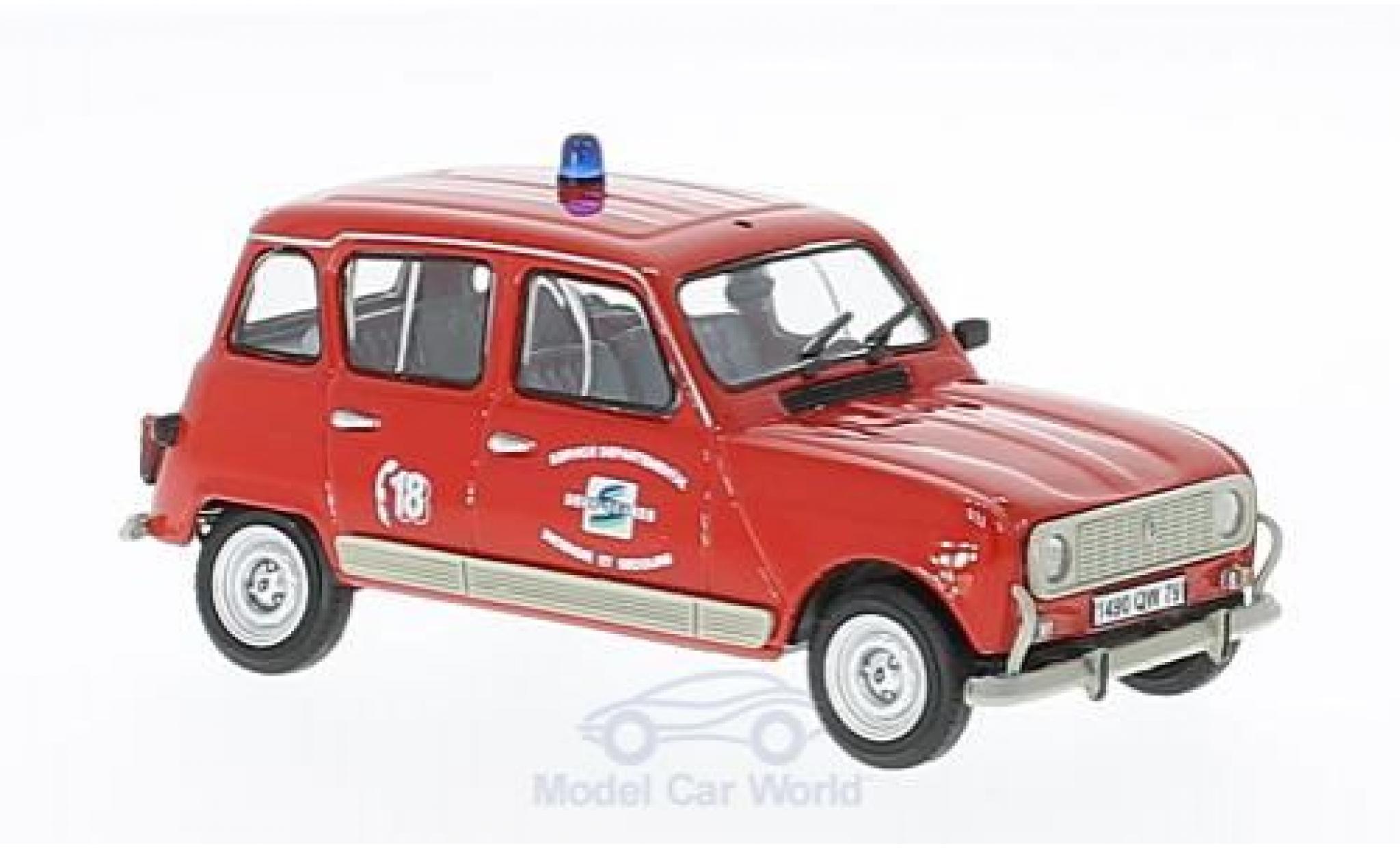 Renault 4 1/43 Eligor TL SDIS Frankreich mit Figur ohne Vitrine diecast model cars