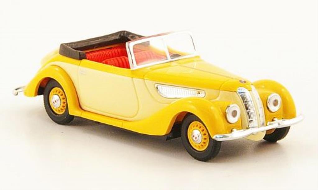 EMW 327 1/87 Busch Convertible beig/beige CMD-Ausfuhrung diecast model cars