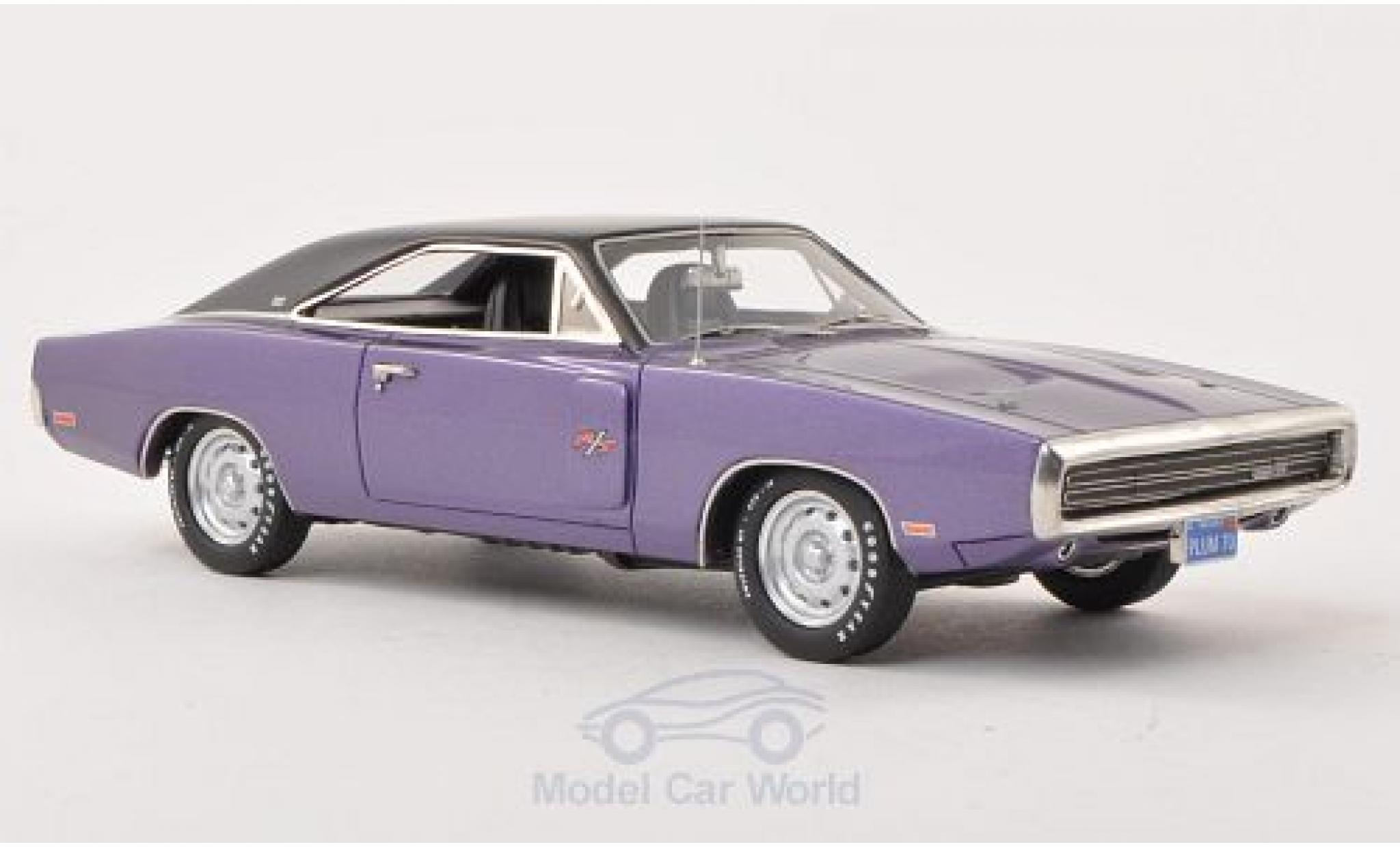 Dodge Charger 1970 1/43 Ertl R/T purple/matt-black 1970 diecast model cars