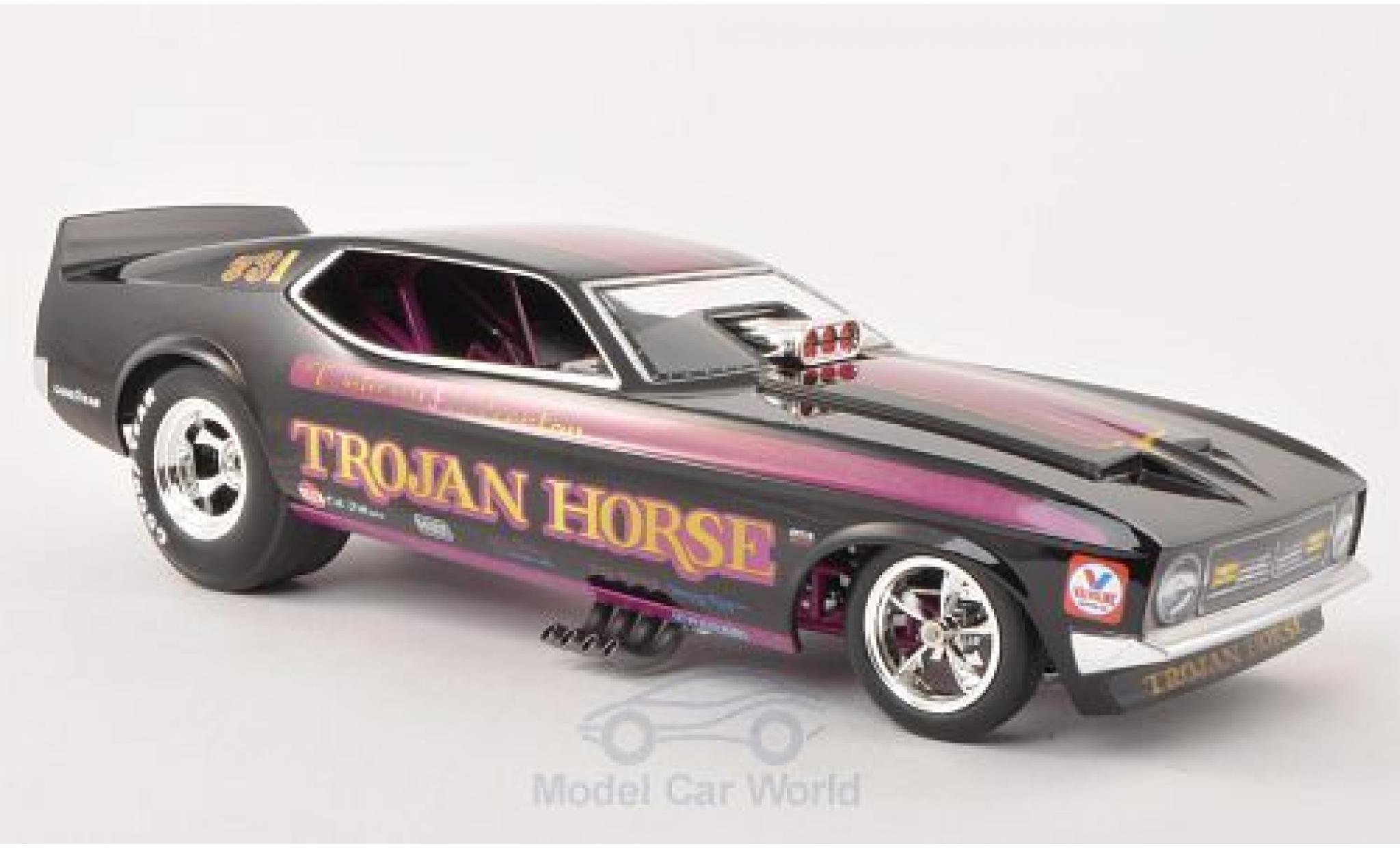 Ford Mustang 1/18 Ertl Funny Car Trojan Horse NHRA 1972 diecast model cars