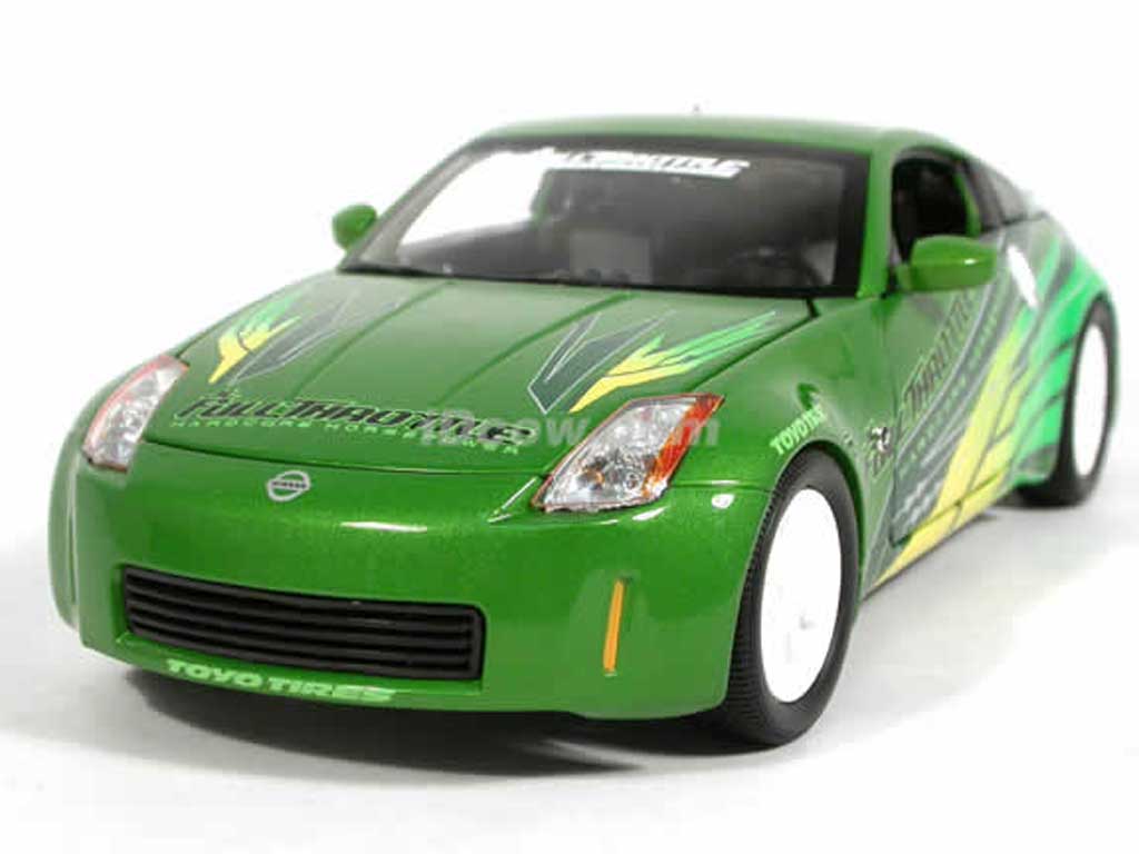 Nissan 350Z 1/18 Ertl 2003 THE FAST AND THE FURIOUS diecast model cars
