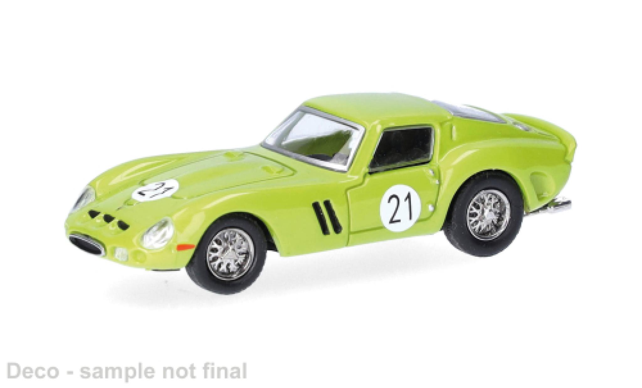 Ferrari 250 1/87 Micro City 87 GTO green 1:87 diecast model cars