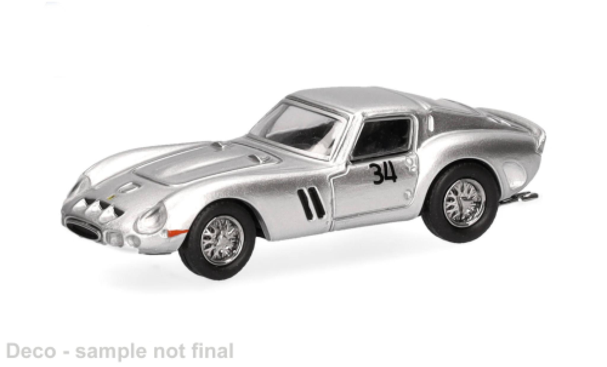 Ferrari 250 1/87 Micro City 87 GTO silver 1:87 diecast model cars