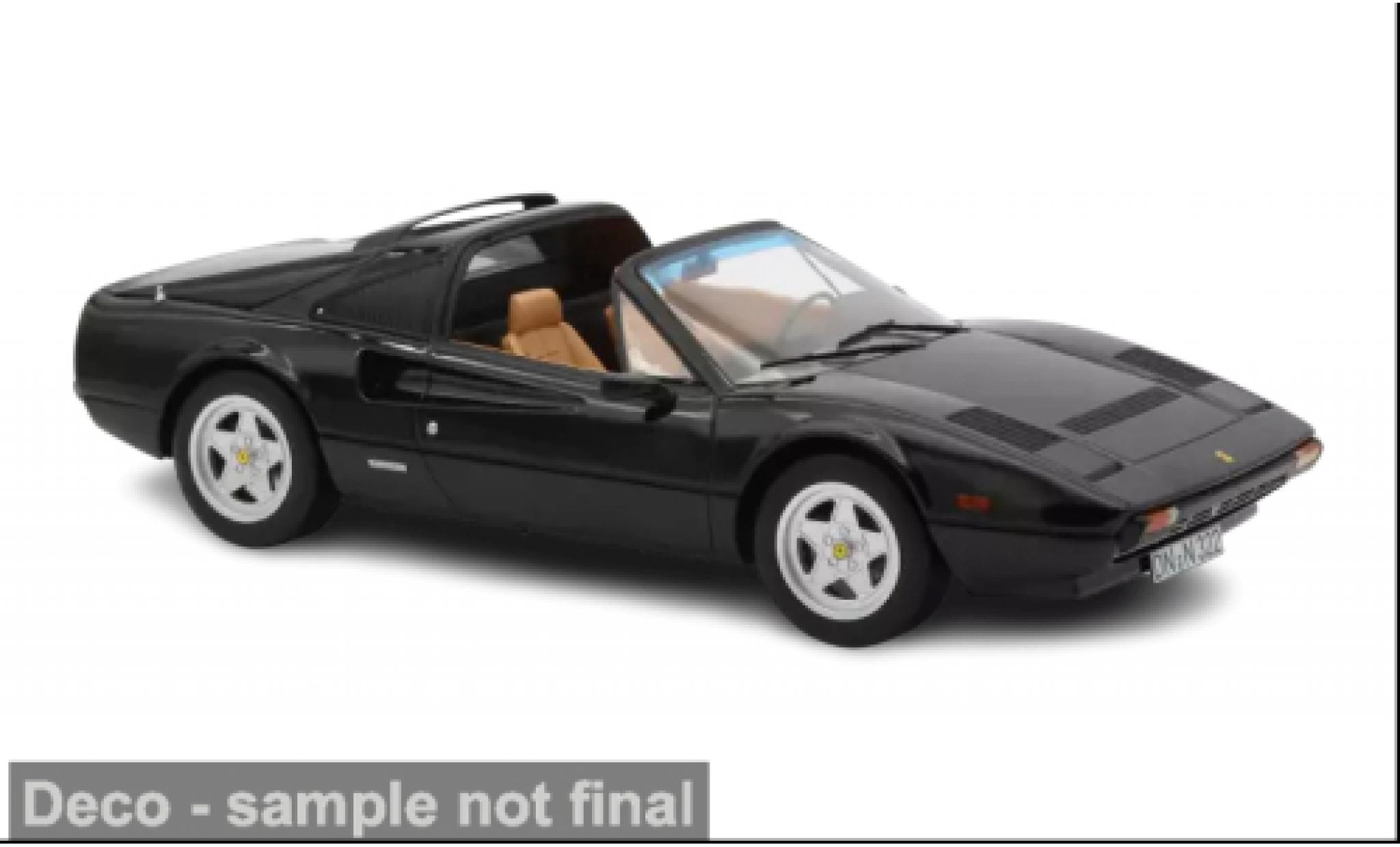 Ferrari 308 1/18 Norev GTS black 1982 1:18 diecast model cars