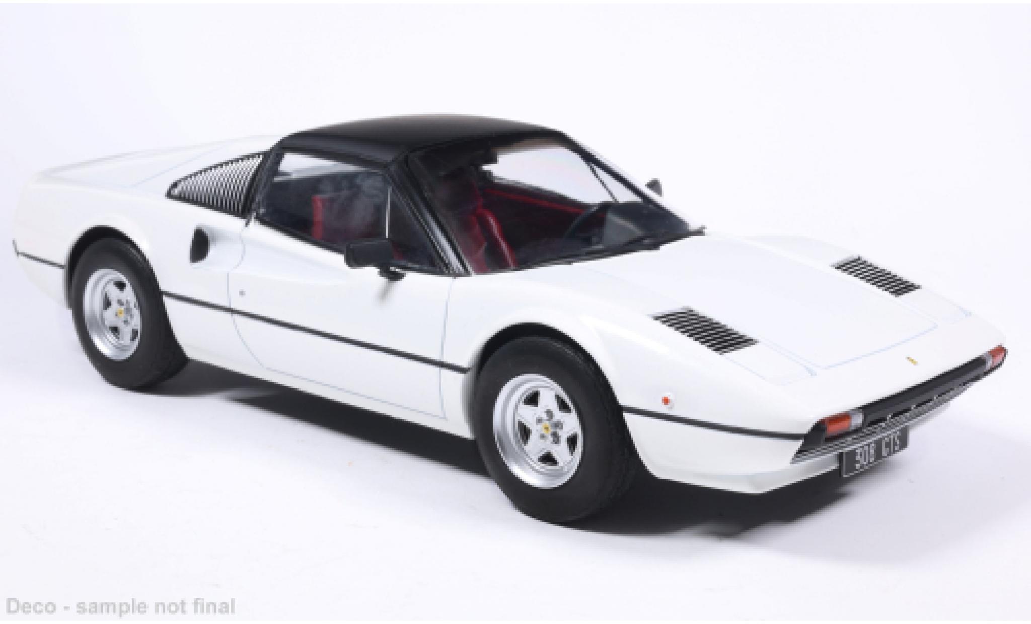 Ferrari 308 1/18 MCG GTS white 1977 1:18 diecast model cars