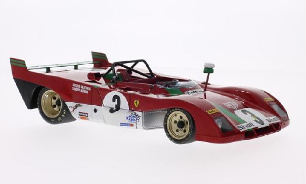 Ferrari 312 P 1/18 GMP P No.3 Targa Florio 1972 /S.Munari diecast model cars