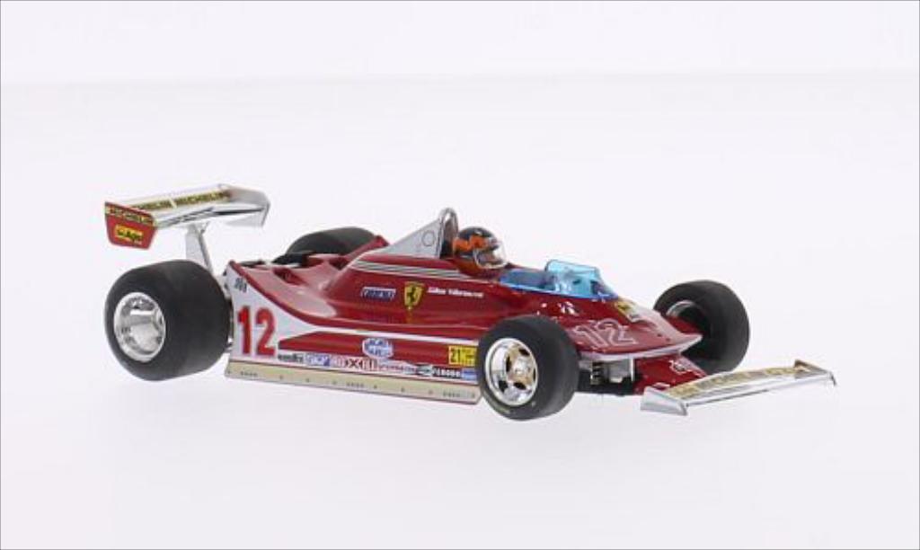 Ferrari 312 T4 1/43 Brumm T4 No.12 Scuderia Formel 1 GP USA West 1979 diecast model cars