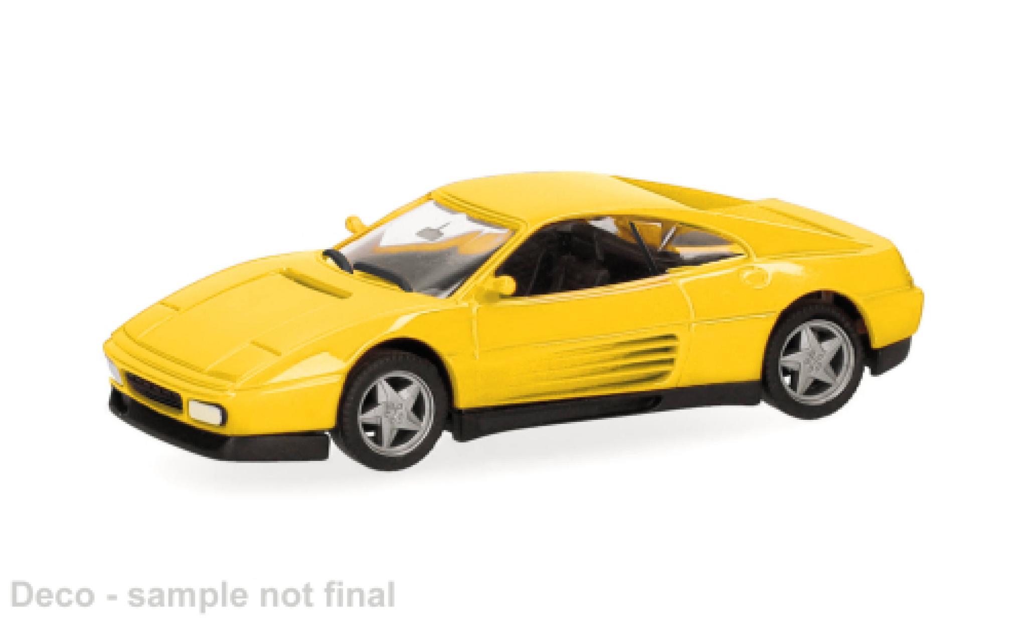 Ferrari 348 1/87 Herpa TB yellow 1:87 diecast model cars