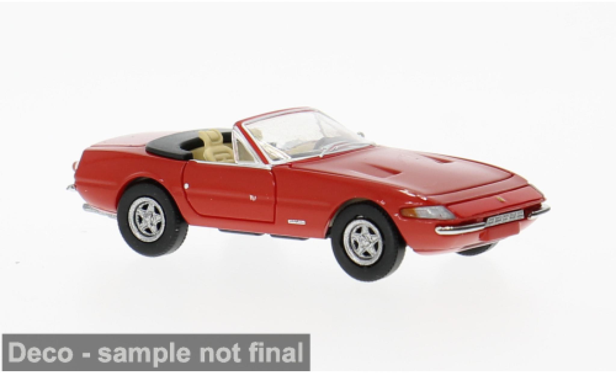 Ferrari 365 1/87 Brekina GTS/4 Daytona Spider red 1971 1:87 diecast model cars