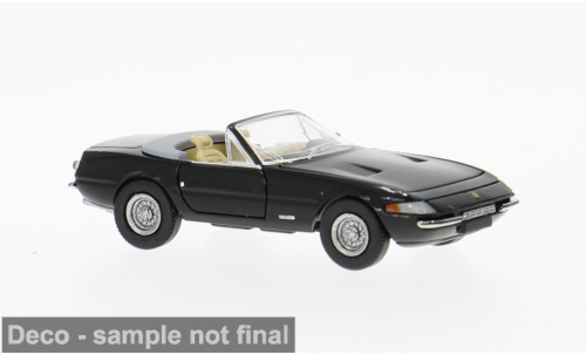 Ferrari 365 1/87 Brekina GTS/4 Daytona Spider black 1971 1:87 diecast model cars