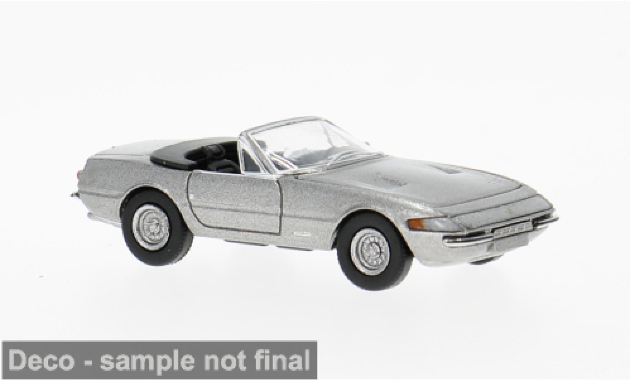 Ferrari 365 1/87 Brekina GTS/4 Daytona Spider silver 1971 1:87 diecast model cars