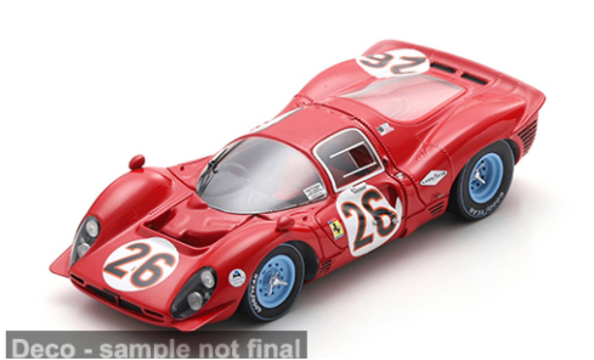 Ferrari 412 1/43 Look Smart P 24h Daytona 1967 #26 P.Rodriguez/J.Guichet 1:43 diecast model cars