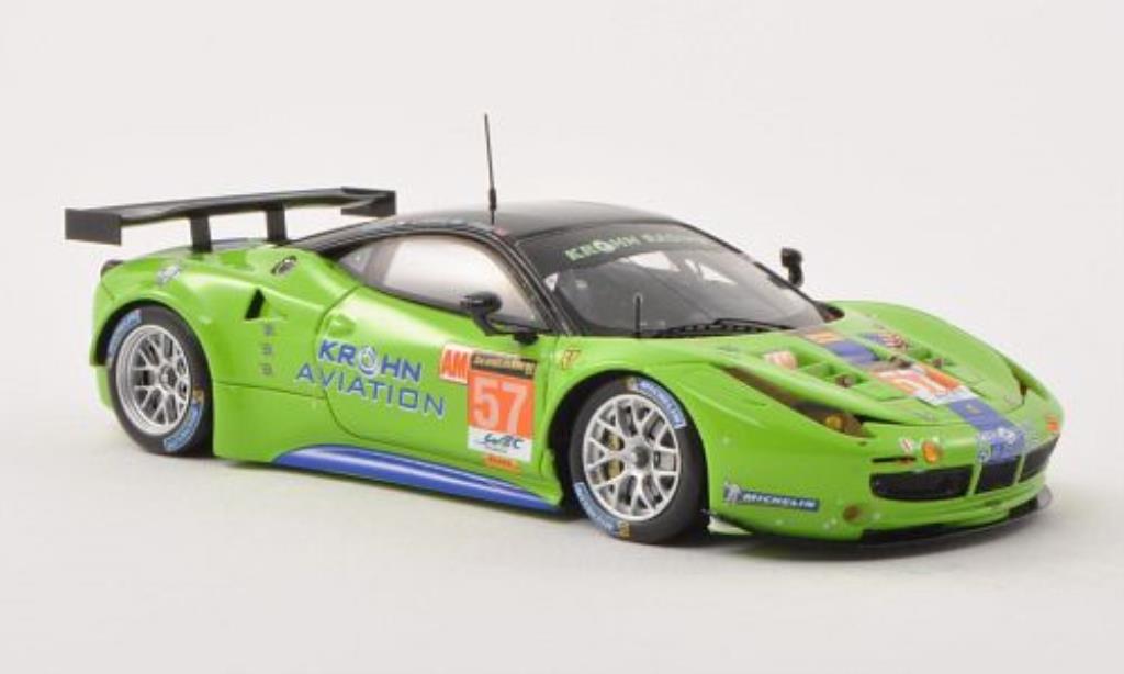 Ferrari 458 Italia 1/43 Fujimi Italia GT2 No.57 Khron Racing 24h Le Mans 2013 /N.Mediani diecast model cars