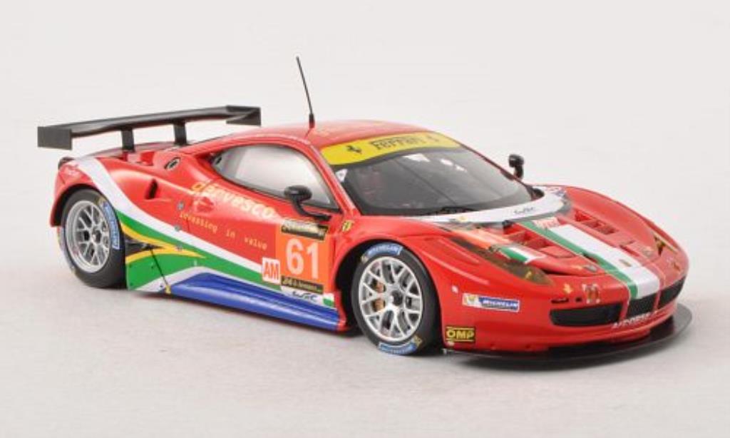 Ferrari 458 Italia 1/43 Fujimi Italia GT2 No.61 AF Corse 24h Le Mans 2013 /M.Cioci diecast model cars