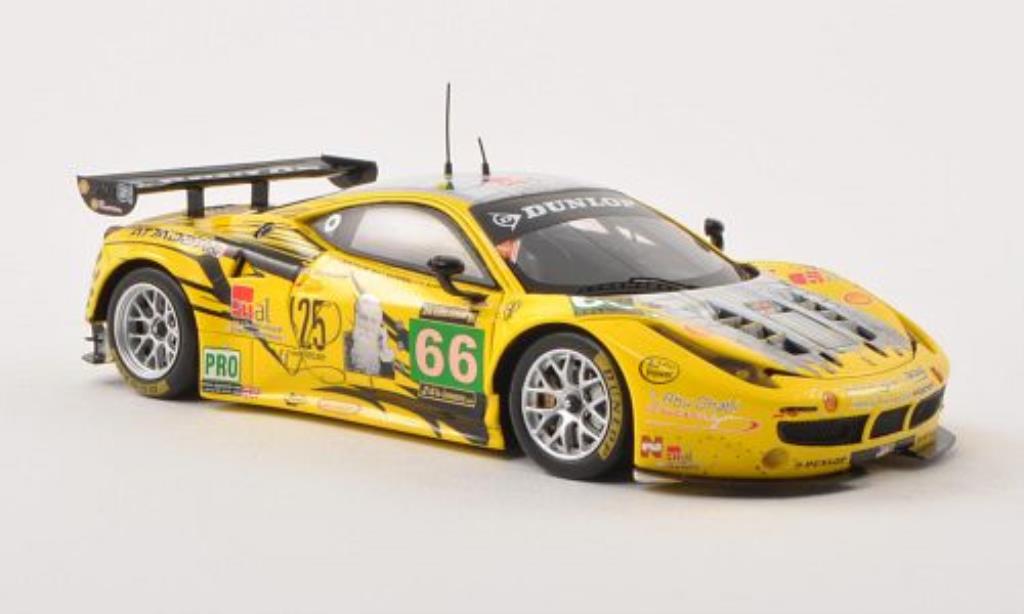 Ferrari 458 Italia 1/43 Fujimi Italia GT2 No.66 JMW Motorsport 24h Le Mans 2013 /A.T diecast model cars