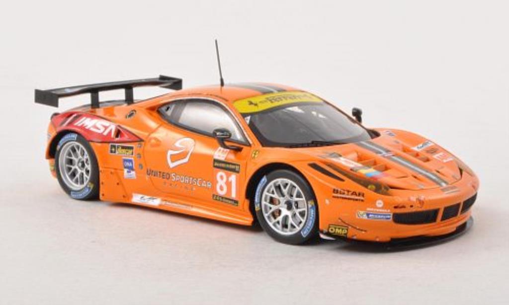 Ferrari 458 Italia 1/43 Fujimi Italia GT2 No.81 8Star Motorsports 24h Le Mans 2013 /J.Bright diecast model cars