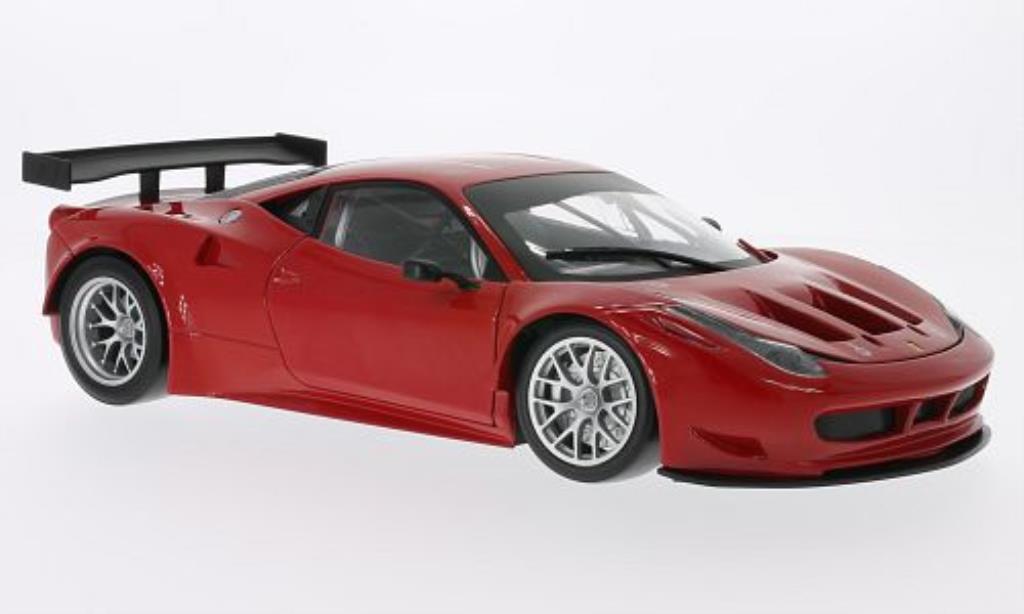 Ferrari 458 Italia 1/18 Hot Wheels Italia GT2 red diecast model cars