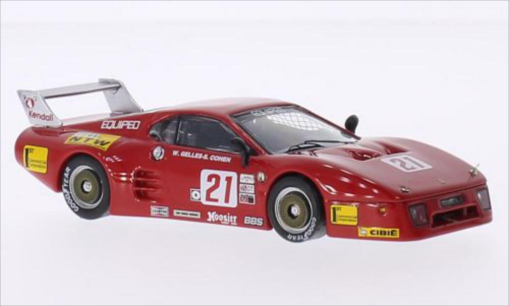 Ferrari 512 BB 1/43 Best BB LM No.21 Lime Rock Park 1984 /W.Gelles diecast model cars