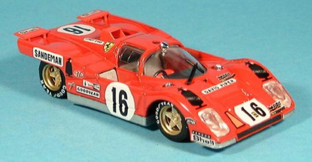 Ferrari 512 M 1/43 Brumm M 4th Scuderia David Piper Craft-Wier diecast model cars