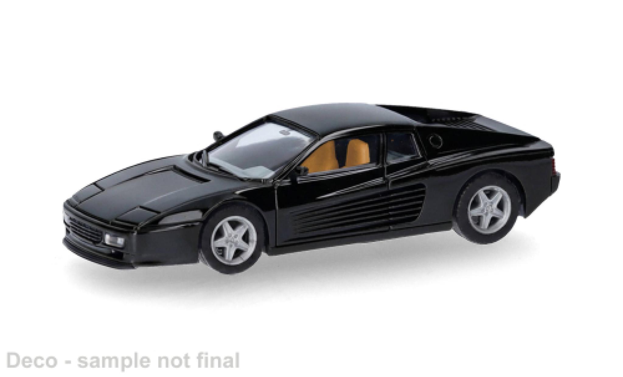Ferrari 512 1/87 Herpa TR black 1:87 diecast model cars