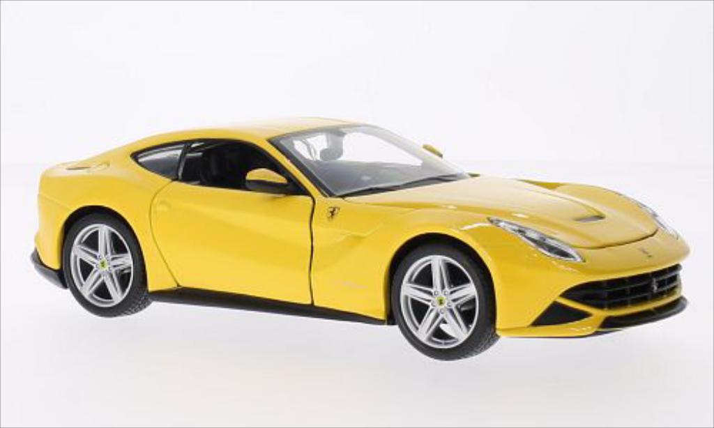 Ferrari F1 1/24 Burago 2 Saloontta yellow diecast model cars