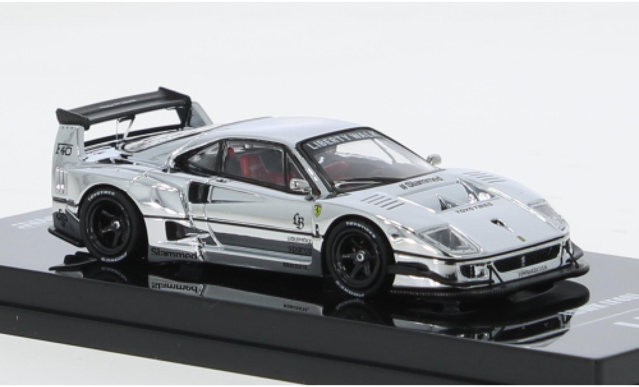 Ferrari F40 1/64 INNO64 silver 1:64 diecast model cars