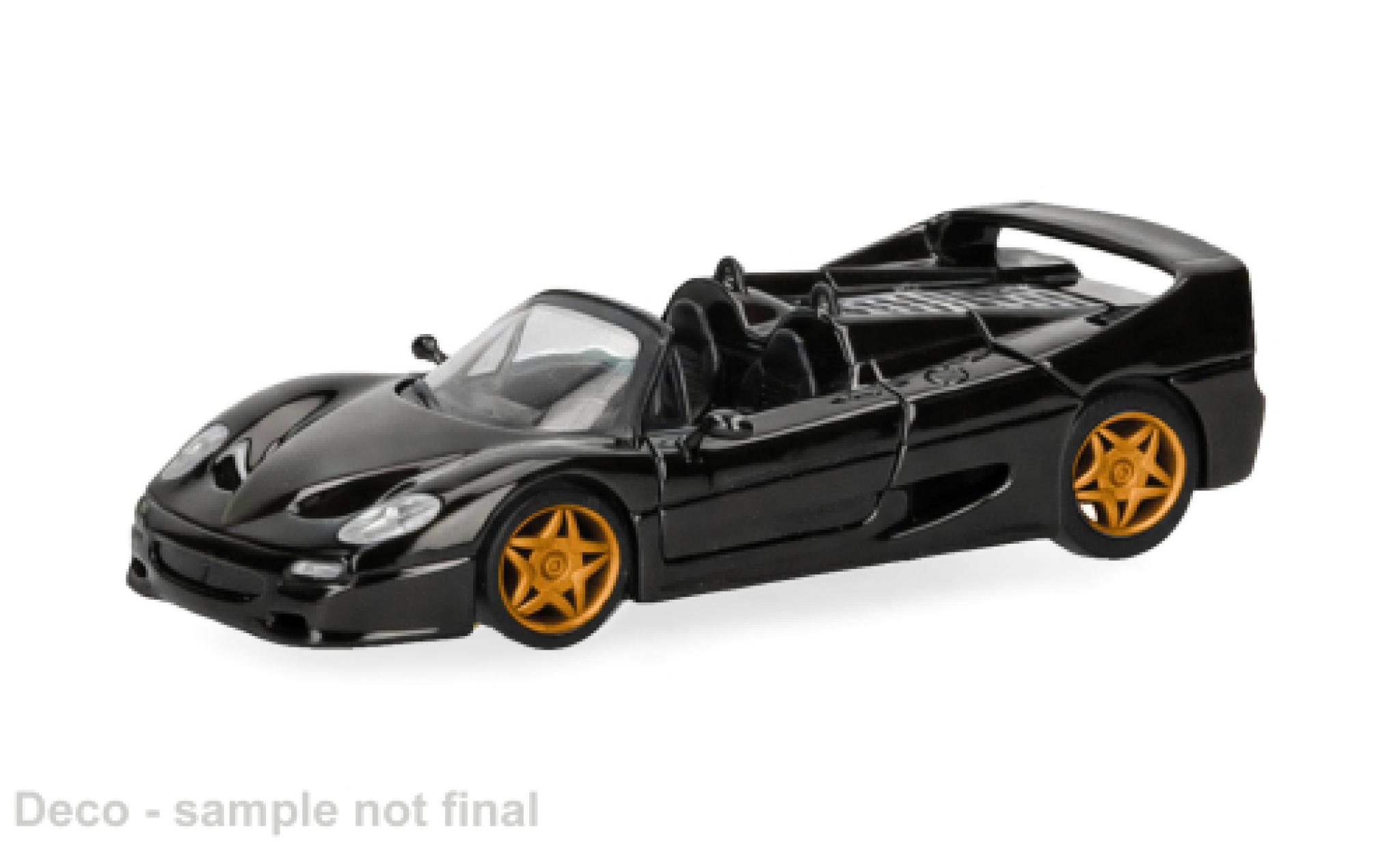 Ferrari F50 1/87 Herpa Spider black 1:87 diecast model cars