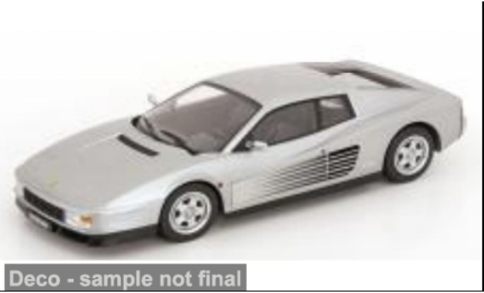 Ferrari Testarossa 1/18 KK Scale grey 1986 1:18 diecast model cars