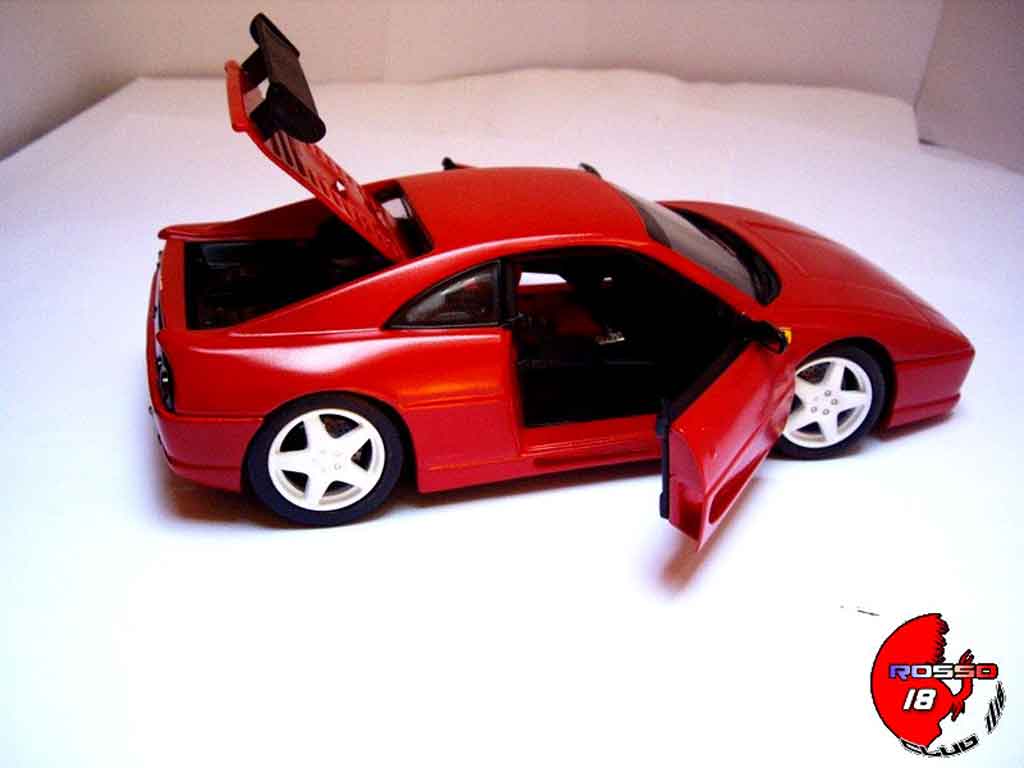Ferrari F355 Berlinetta Saloon challenge red 1/18 Hot Wheels