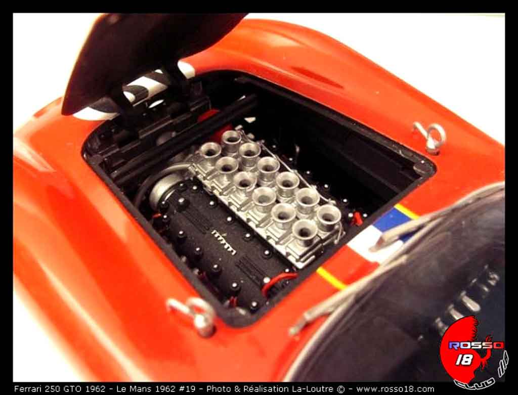 Ferrari 250 GTO 1962 le mans #19 1/18 Burago