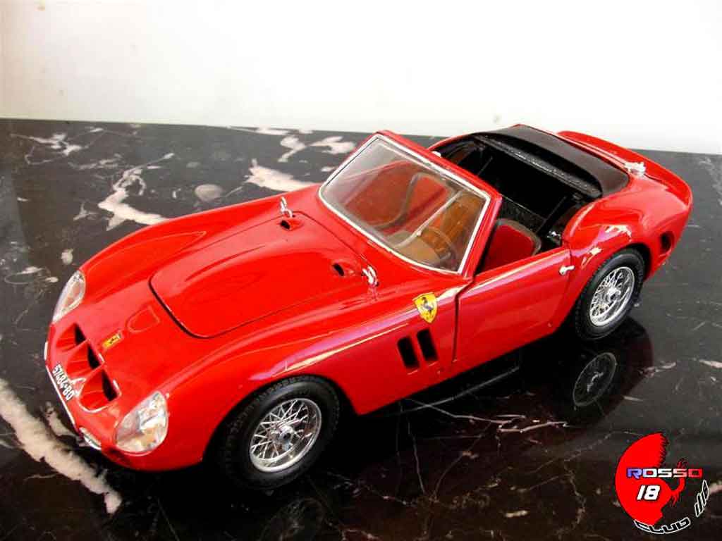 Ferrari 250 TR cabriolet red 1/18 Burago