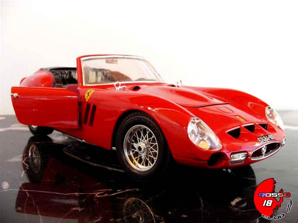 Ferrari 250 TR cabriolet red 1/18 Burago