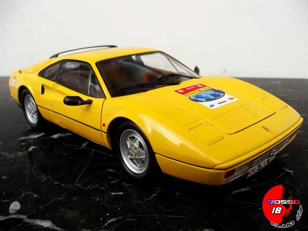Ferrari 328 GTB yellow 60 relay #2503 1/18 Kyosho