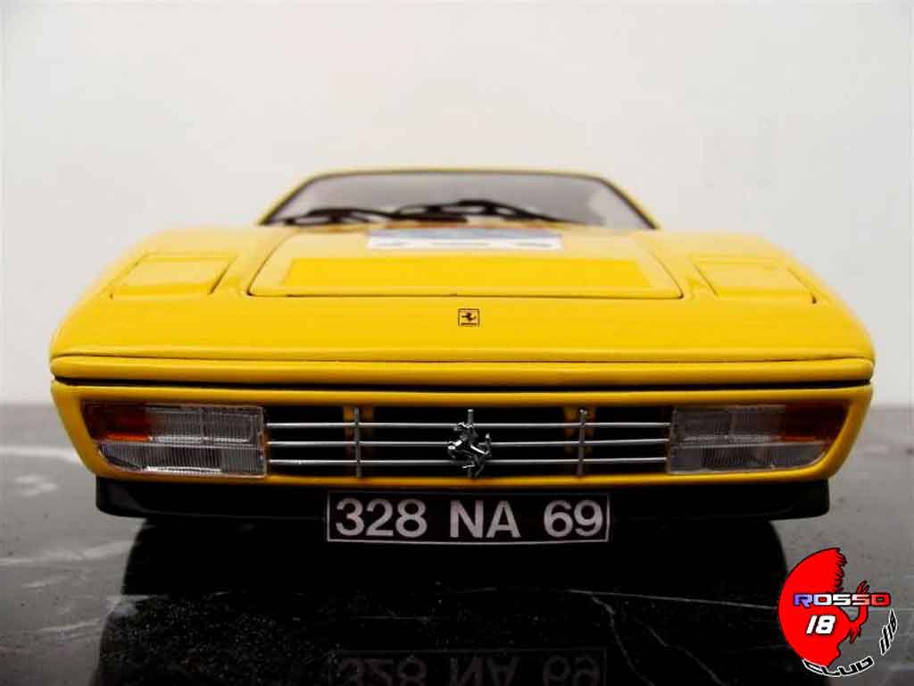 Ferrari 328 GTB yellow 60 relay #2503 1/18 Kyosho