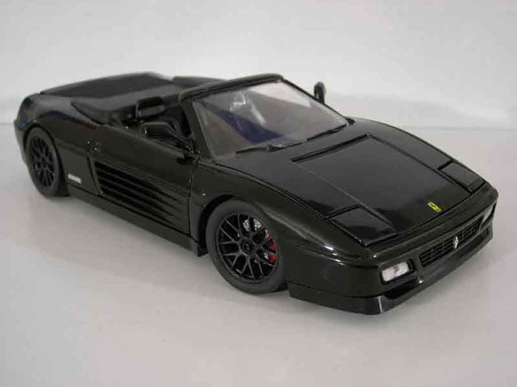 Ferrari 348 Spider tuning noir 1/18 Mira