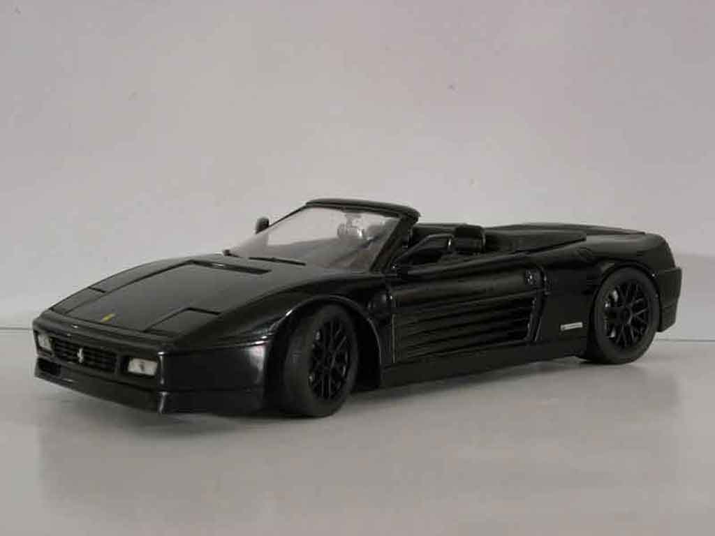 Ferrari 348 Spider tuning noir 1/18 Mira