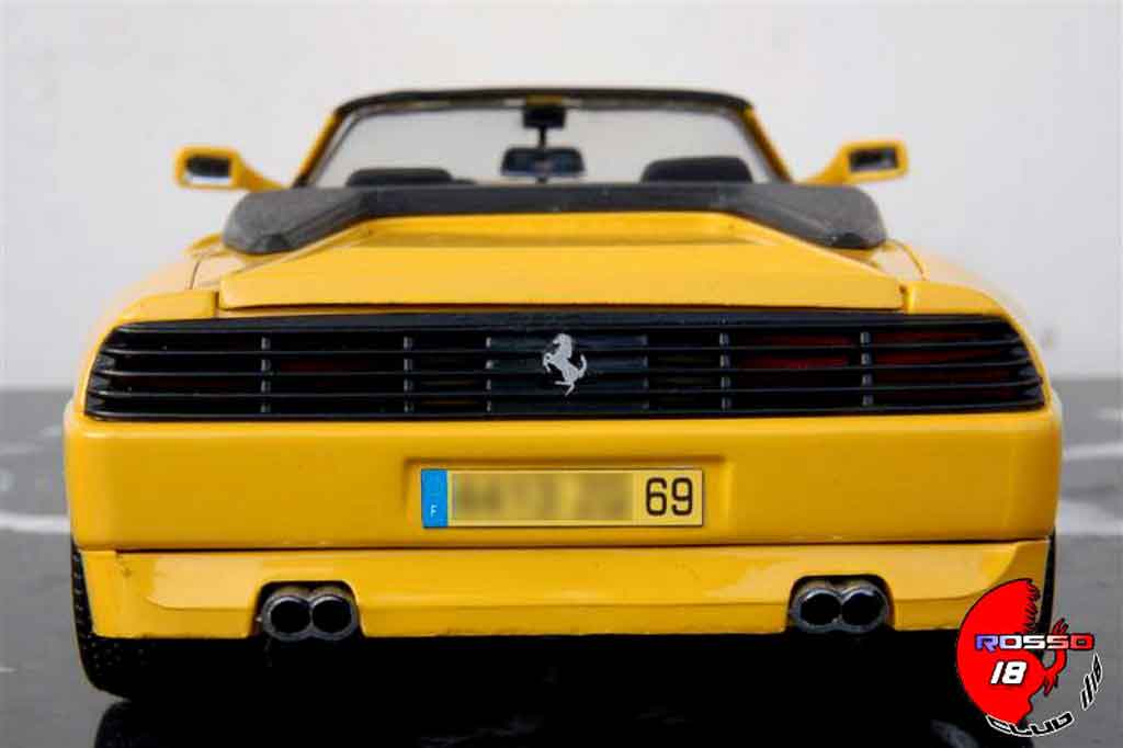 Ferrari 348 Spider yellow 1/18 Mira