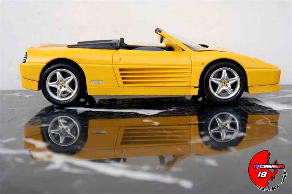 Ferrari 348 Spider yellow 1/18 Mira
