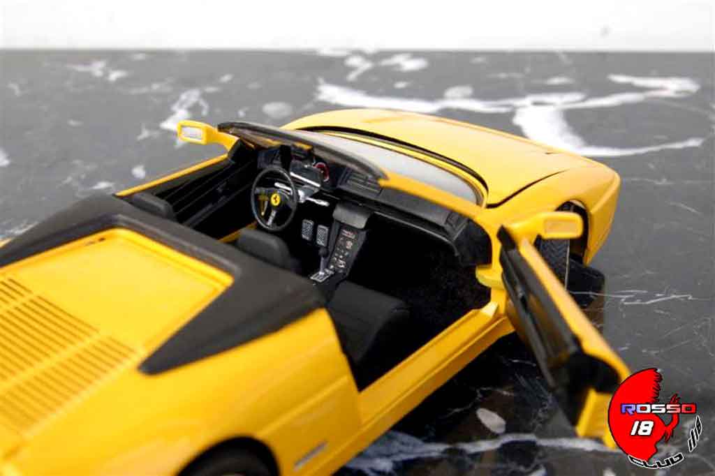 Ferrari 348 Spider yellow 1/18 Mira