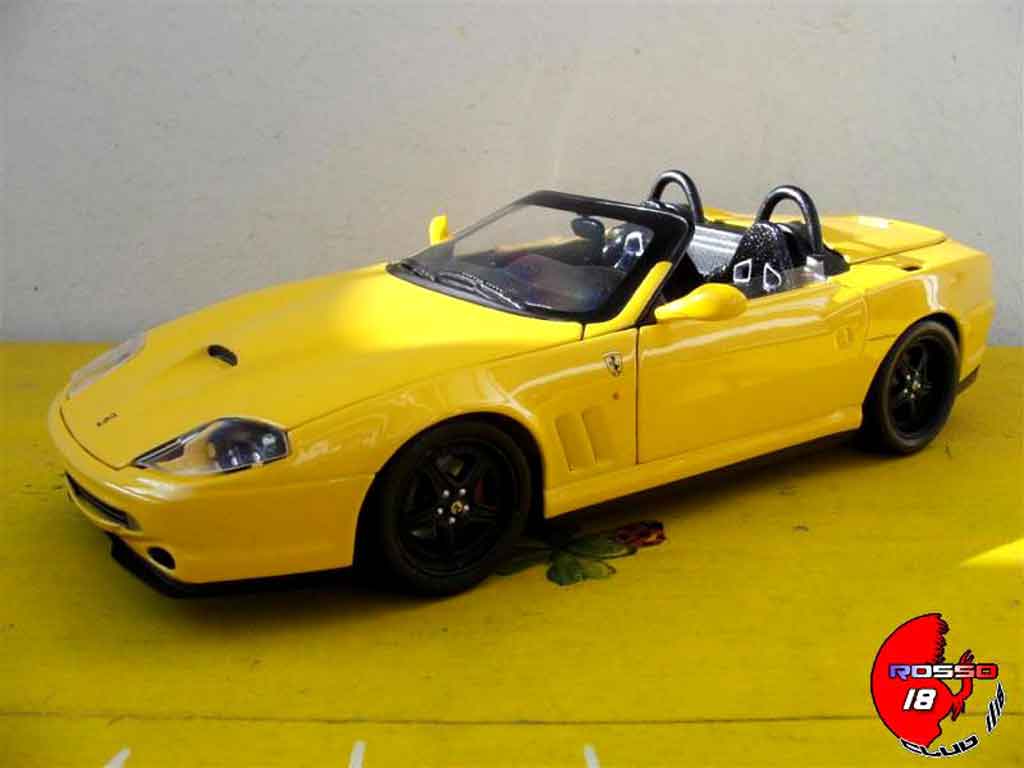 Ferrari 550 Barchetta 1/18 Hot Wheels Barchetta monegasque l292 diecast model cars