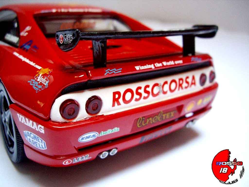 Ferrari F355 Berlinetta Saloon challenge #6 c.colombo 1/18 Hot Wheels