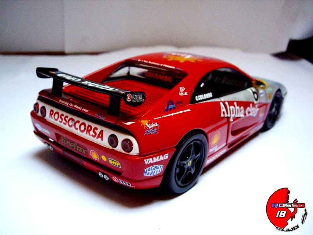 Ferrari F355 Berlinetta Saloon challenge #6 c.colombo 1/18 Hot Wheels